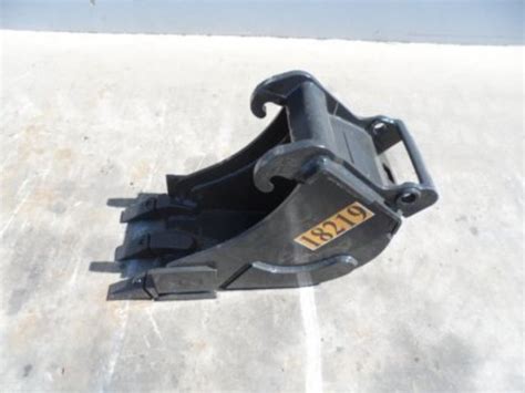 mini excavator with skid steer bucket|12 bucket for mini excavator.